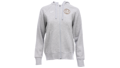 Grizzly Under Armour Women's Rival Fleece FZ Hoodie - Gray