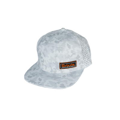 Grizzly Alpha Snow Camo Snapback Cap